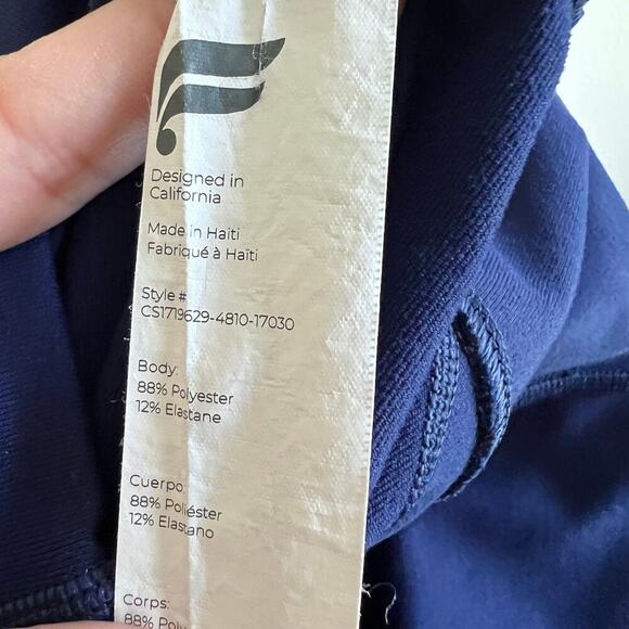 Fabletics Define Powerhold High Rise Legging 7/8 Women's S Blue Gym Athletic - Picture 6 of 7